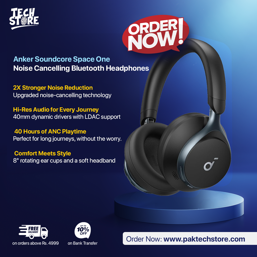 Anker Soundcore Space One Noise Cancelling Bluetooth Headphones